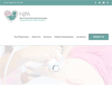 Tablet Screenshot of njperinatal.com